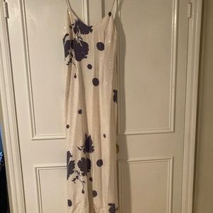 Sunny Choi original ( sample) sequence evening dress.